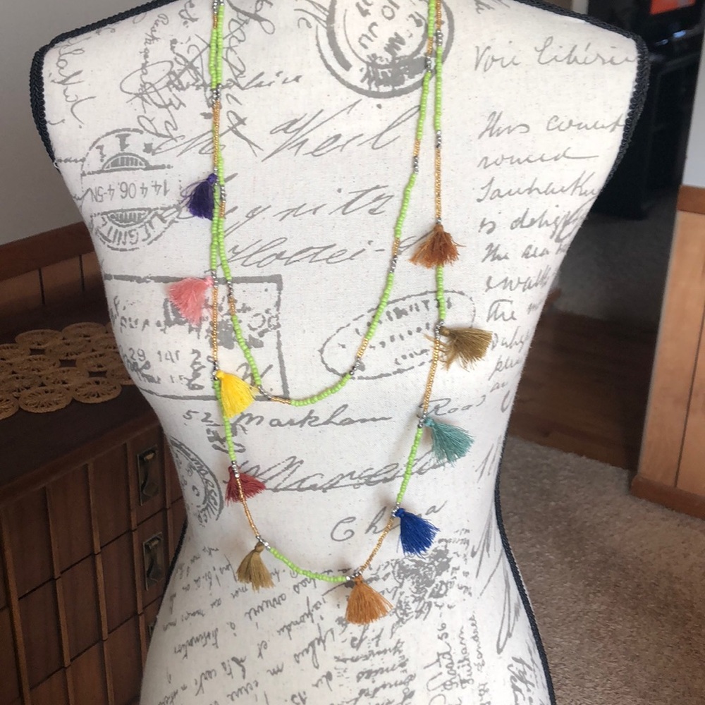 Plunder tassel necklace